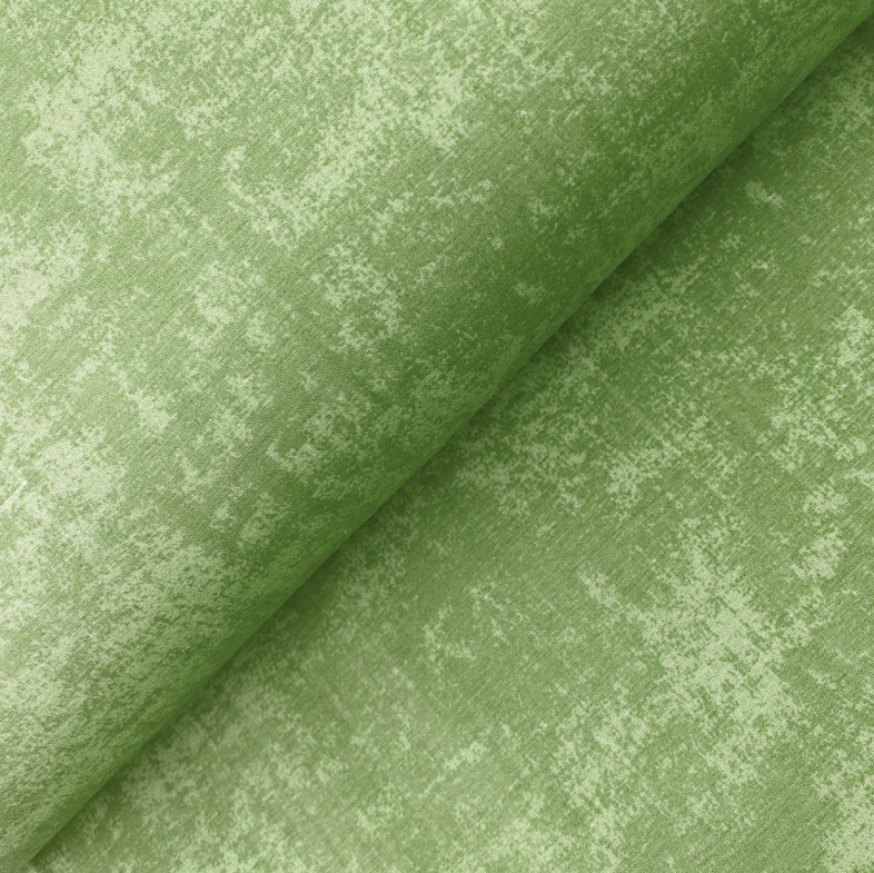 Ervi Bavlněná látka/plátno š.240cm jednobarevná zelená žihaná, metráž