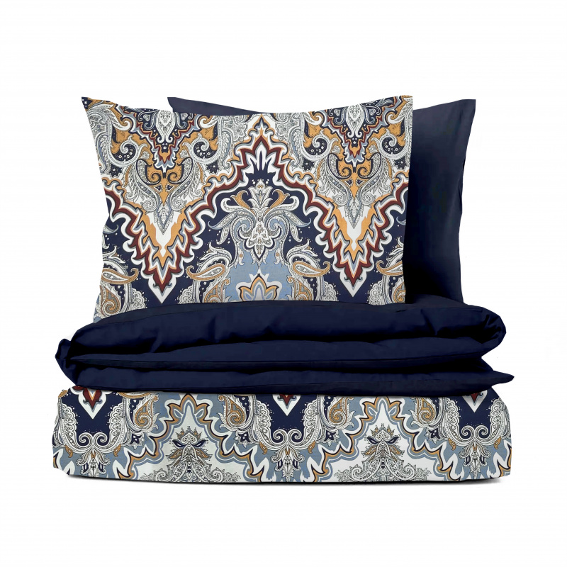 Ervi bavlněné povlečení oboustranné - Šeherezáda/tmavě modré