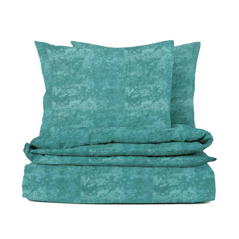 Ervi bavlněné povlečení -  tyrkysové žihané