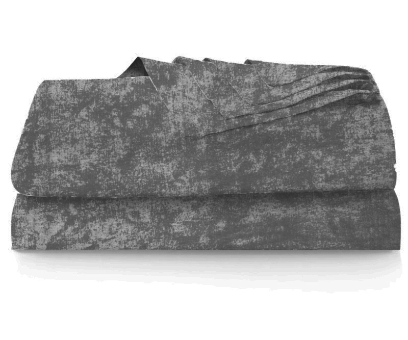 Ervi bavlněné prostěradlo - šedé žihané
