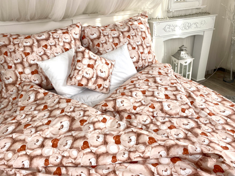 Ervi Bavlněná látka/plátno š.240cm - medvídek Teddy č.25795-6, metráž