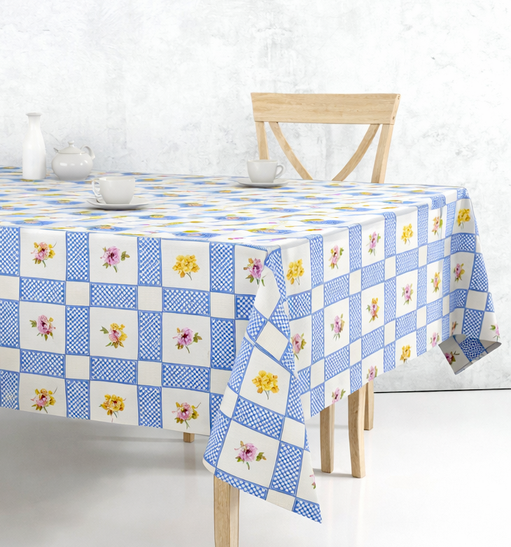 Ubrus PVC DC-680-modrý, Role 140cm x 20m