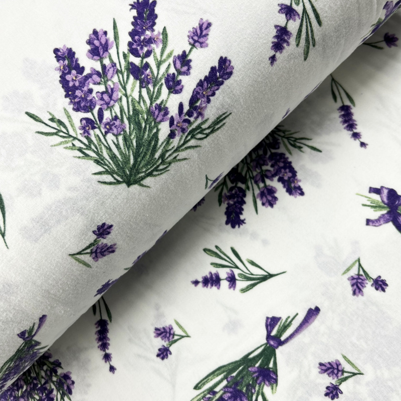 Ervi bavlna flanel š.240cm levandule 25197-1, metráž