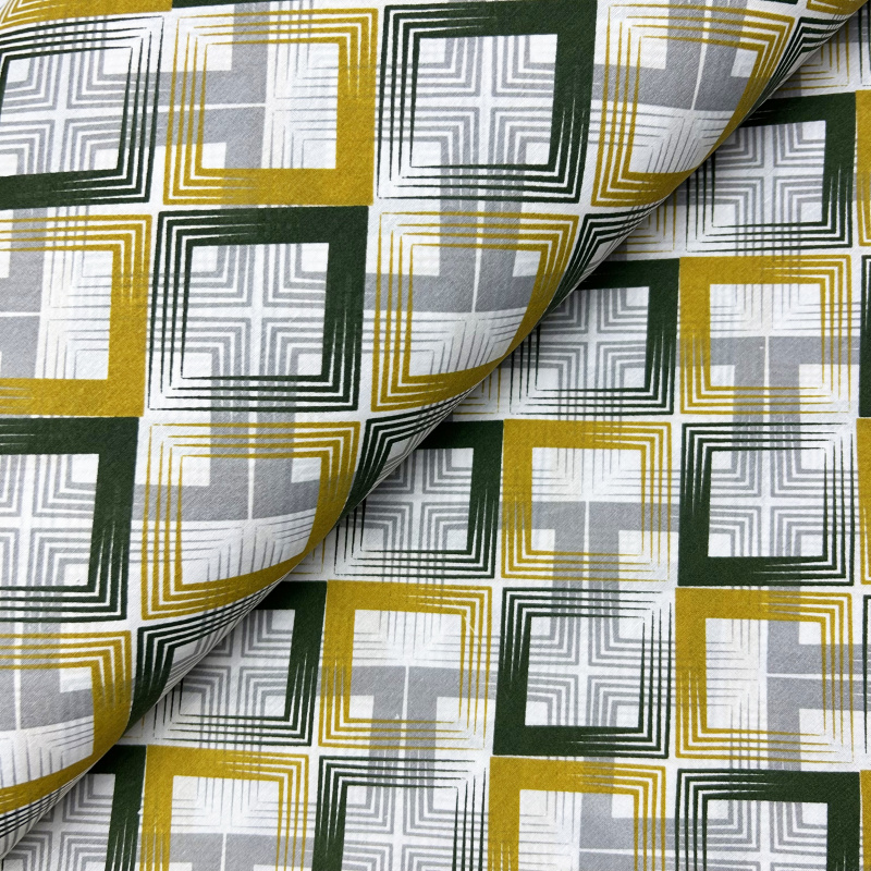 Ervi Bavlněná látka/plátno š.240cm - Barevné kosočtverce č.37334-4, metráž