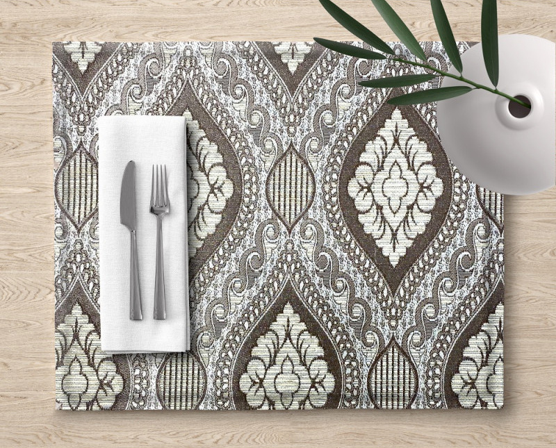 Ervi gobelínové prostírání na stůl - Tafta krémovohnědá