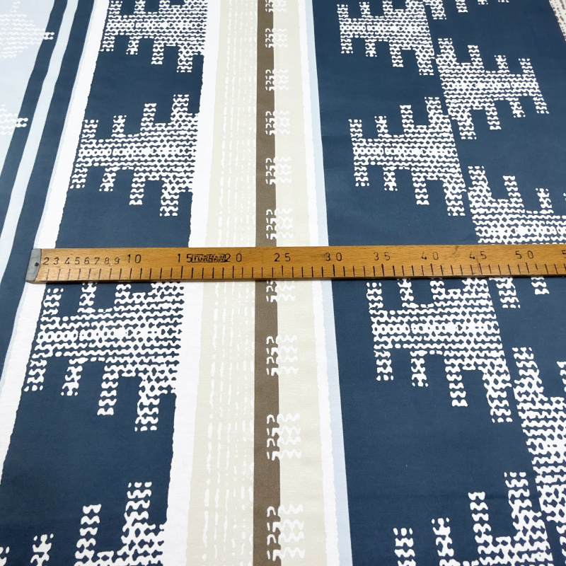 Ervi bavlna  š.240cm - Nordic modrý - 47615-1, metráž