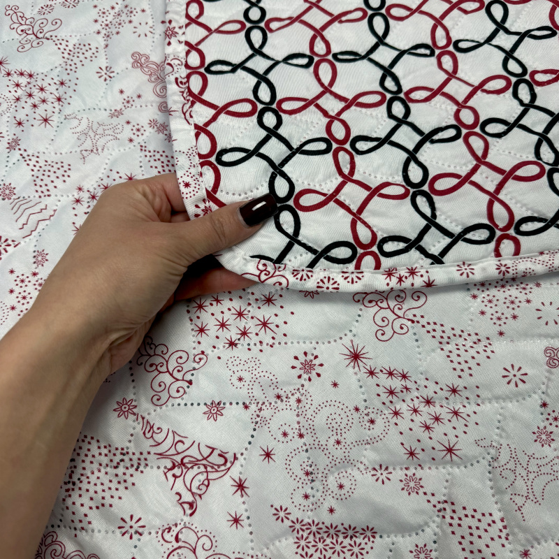 Přehoz oboustranný Colore - Zima, 200x220