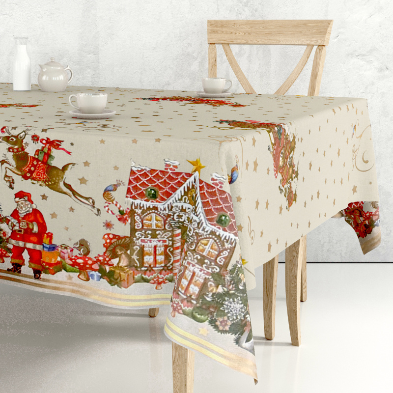 Ubrus PVC D-23A - vánoční - Role 140cm x 20m