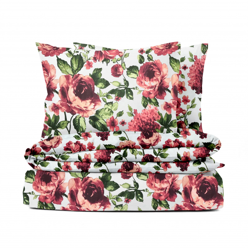 Ervi bavlněné povlečení - hortenzie a pivoňky