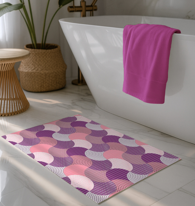 Koupelnová pěnová předložka AQN-544D, metráž