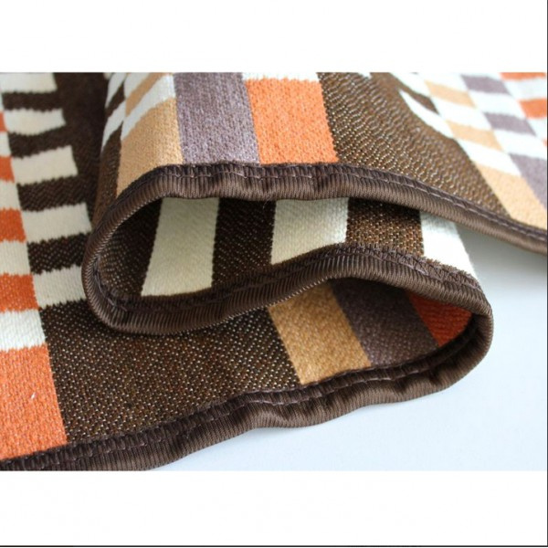 Tkaný koberec Kelim K840D hnědý, 160x250