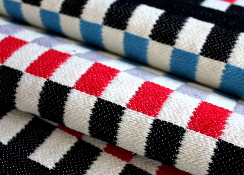 Tkaný koberec Kelim K840A - černý