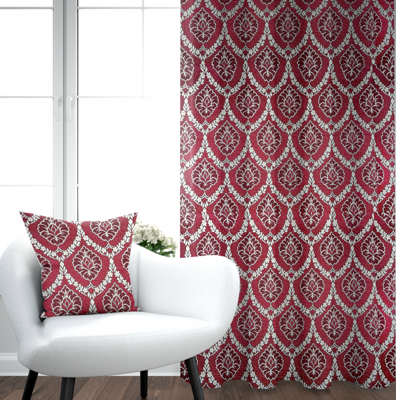 Ervi gobelínový termo závěs - Asetat 5001 bordo