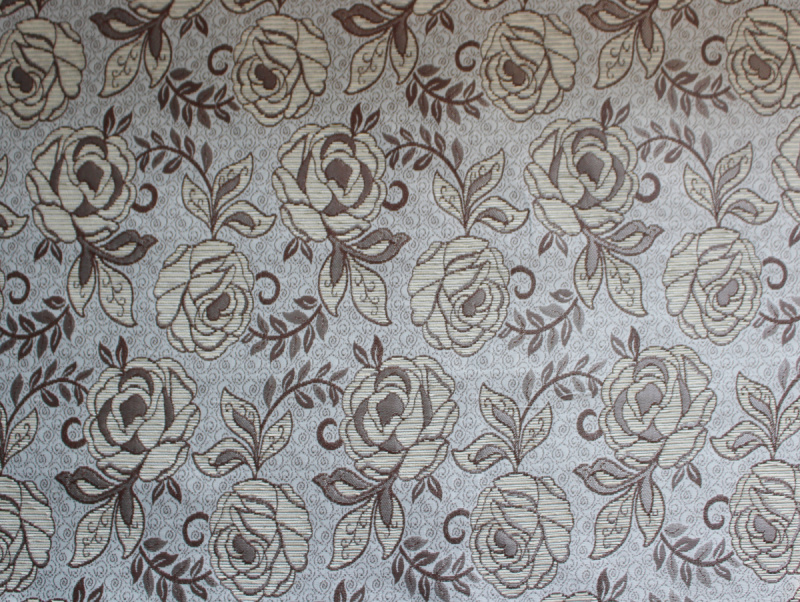 Dekorační/potahová gobelínová látka Tafta - Růže - krémová -1030