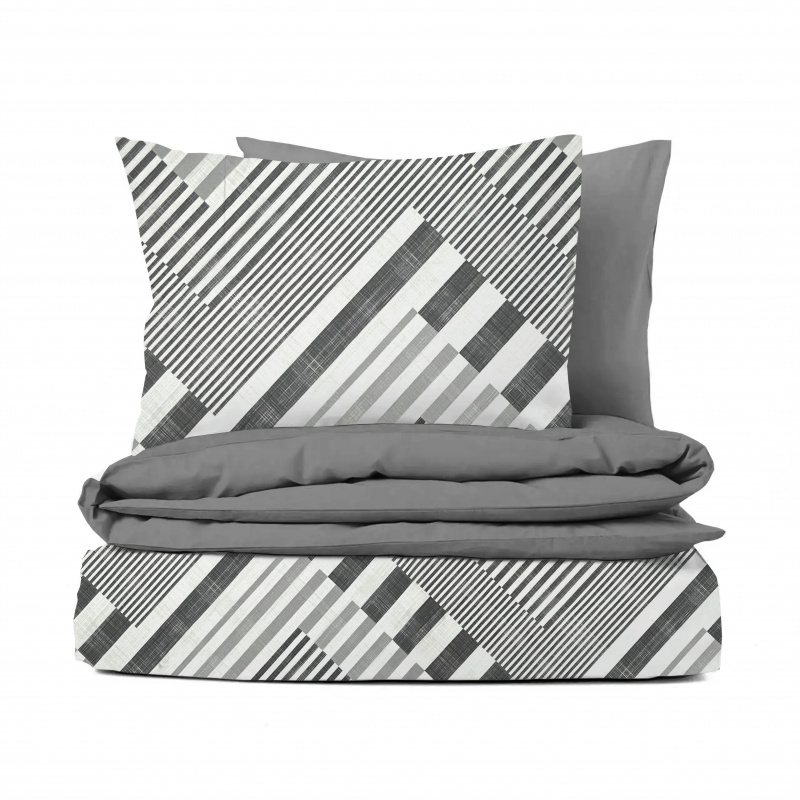 Ervi bavlněné povlečení oboustranné - Josef/šedé