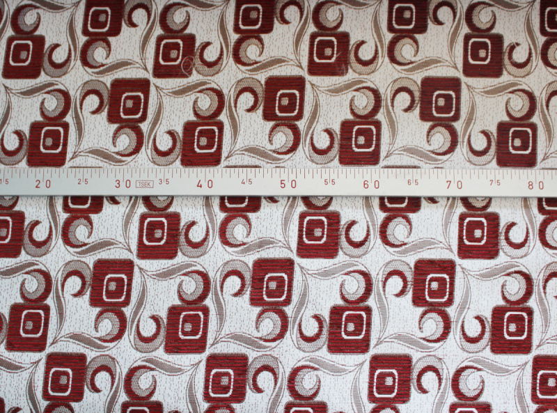 Dekorační/potahová gobelínová látka Tafta - bordo -1028