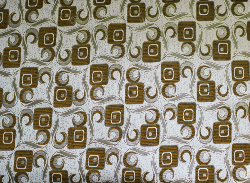 Dekorační/potahová gobelínová látka Tafta - hořčice -1028