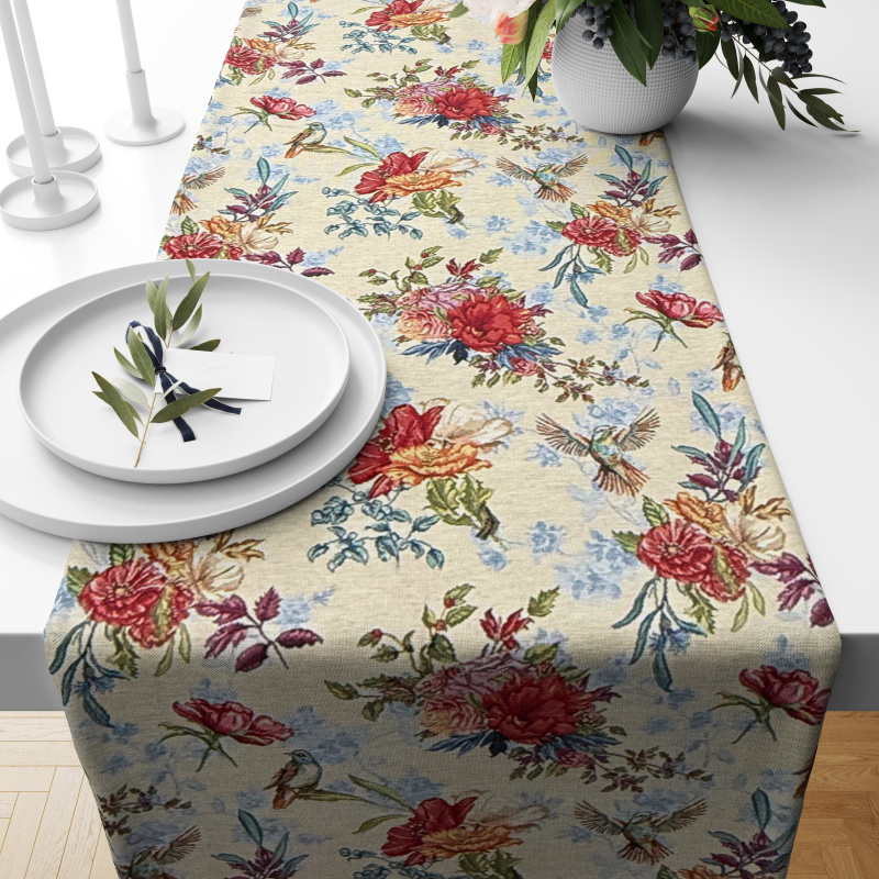 Ervi gobelinový běhoun na stůl - Little Birds