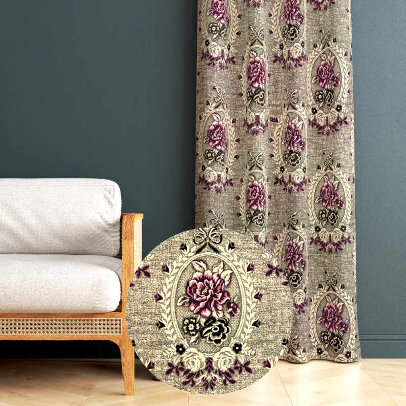 Ervi gobelínový termo závěs - Main Flower 3535