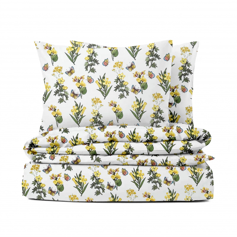 Ervi bavlněné povlečení - žluté luční květiny