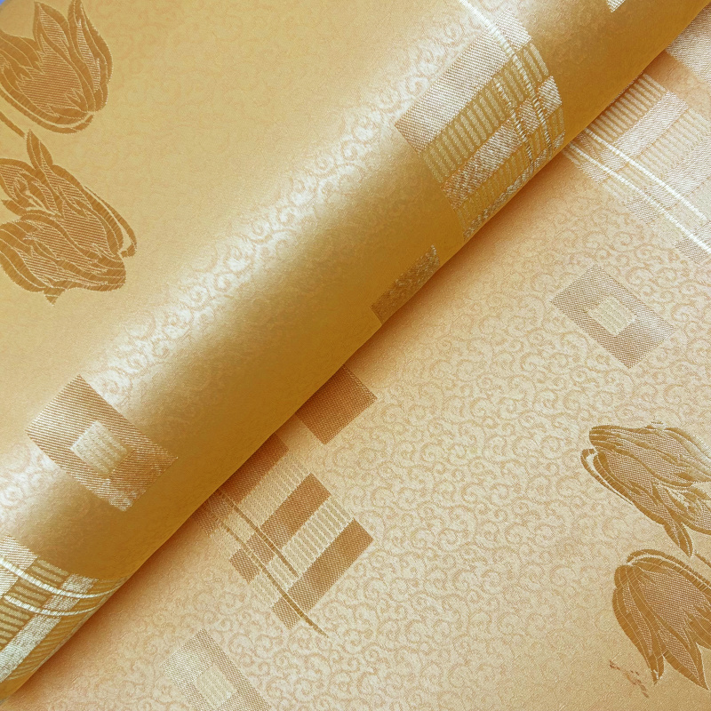 Dekorační látka Sabrina oranžová květy - šířka 160 cm, metráž