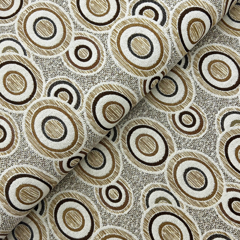 Dekorační/potahová gobelínová látka Asetat - ovál - 1231-2