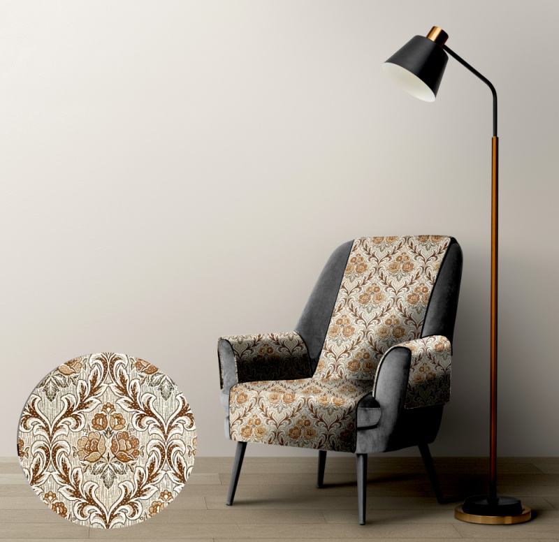 Ervi gobelínový přehoz na křeslo - Asetat 303