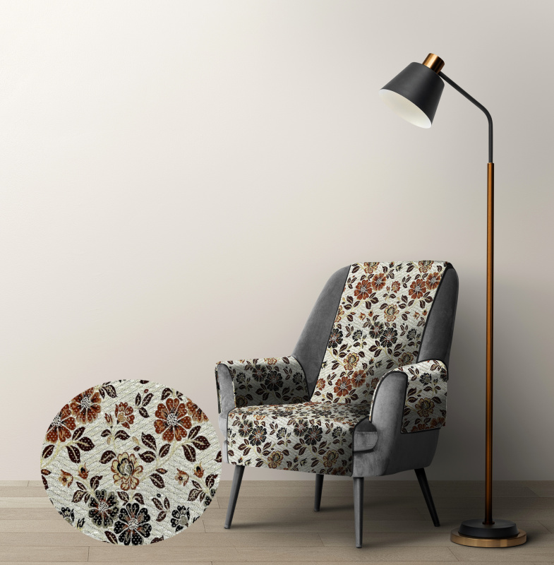 Ervi gobelínový přehoz na křeslo - Asetat 395