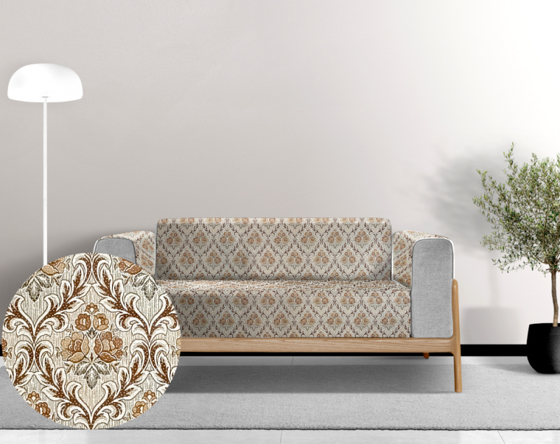 Ervi gobelínový  přehoz na sedačku/postel - Asetat 303