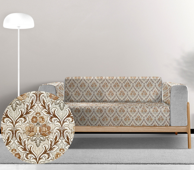 Ervi gobelínový  přehoz na sedačku/postel - Asetat 303