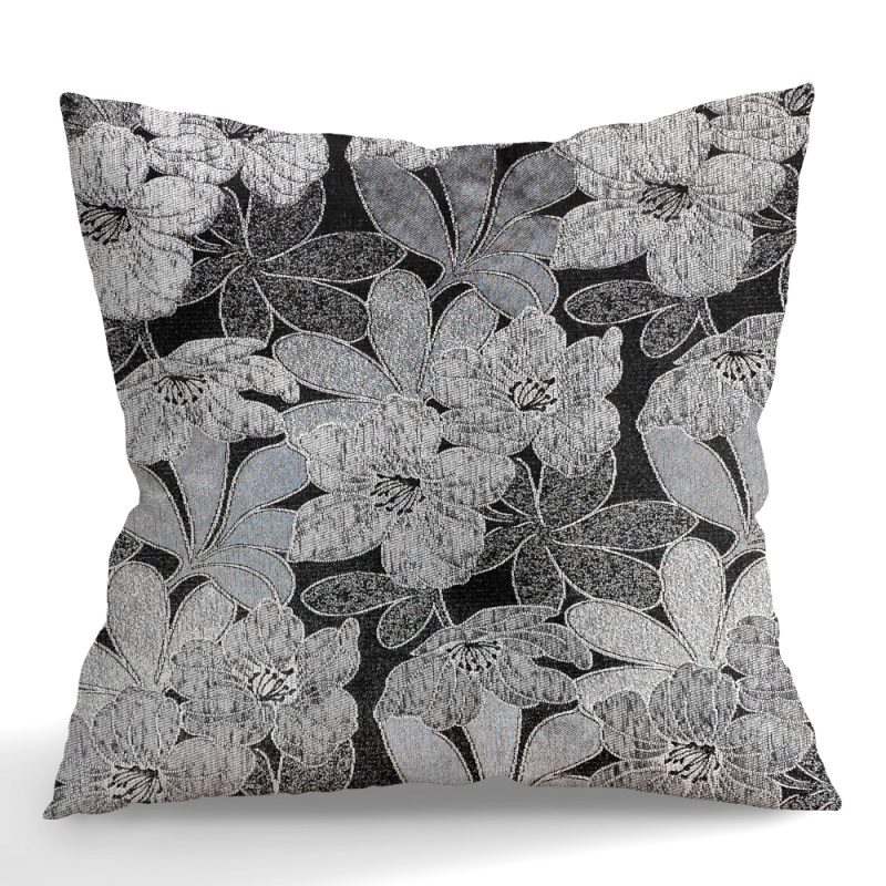 Ervi povlak na polštář gobelínový Luks šedý