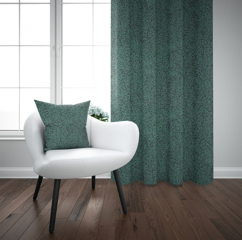 Ervi dekorační zatemňovací  závěs - DMS V8 - petrolejový