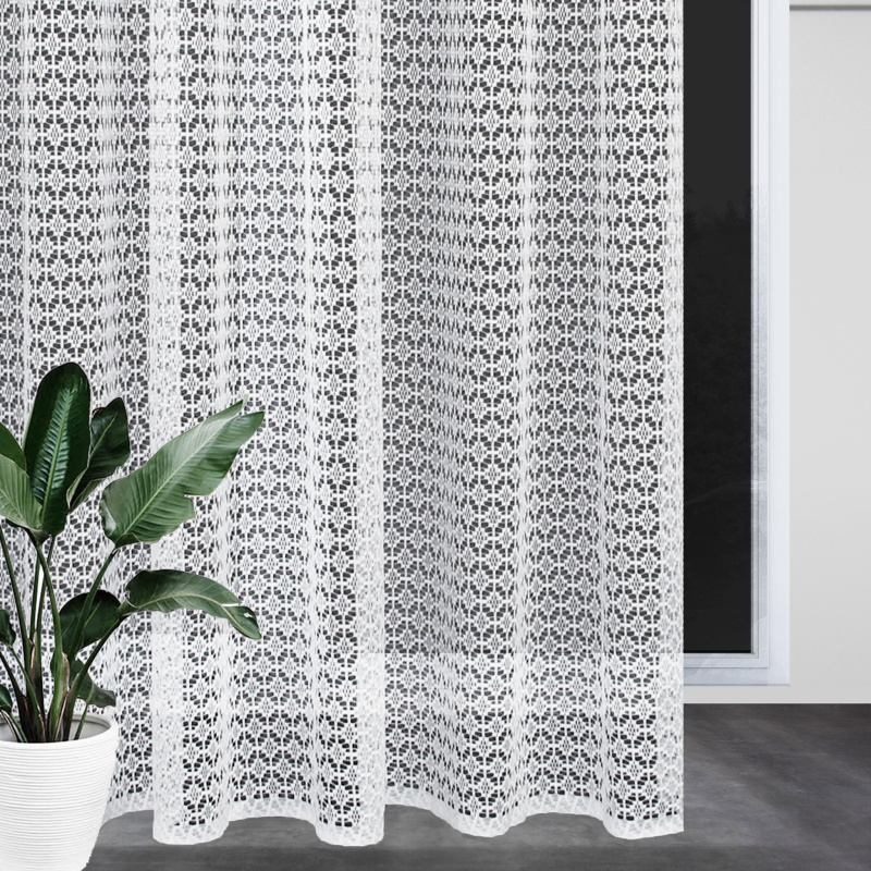 Ervi žakárová záclona bílá 188, metráž