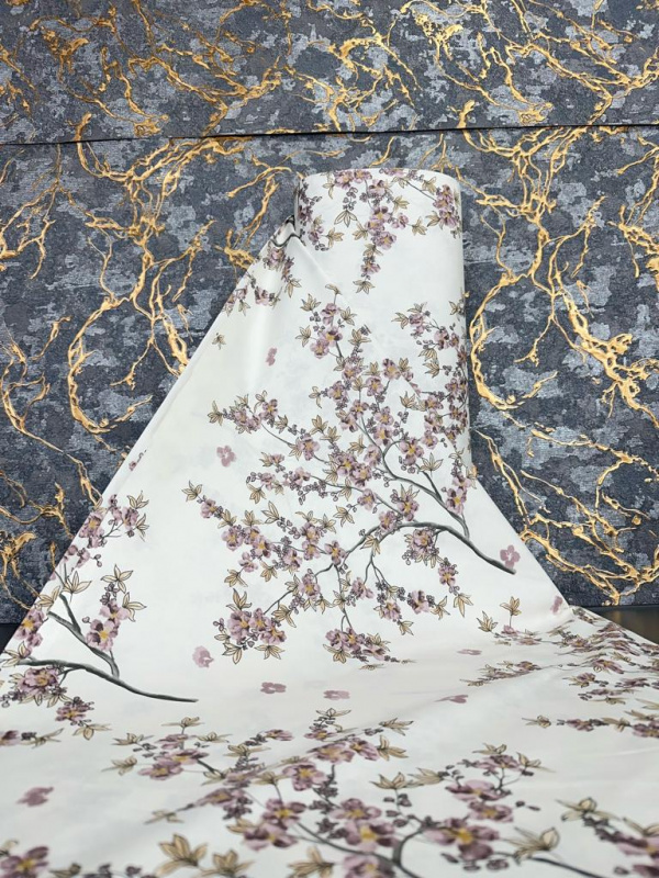 Ervi Bavlněná látka/plátno š.240cm - kvetoucí strom - 12885-2, metráž