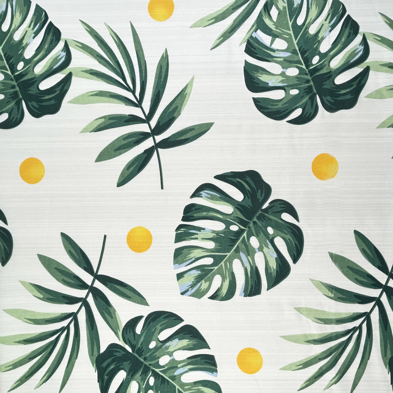 Ervi Bavlněná látka/plátno š.240cm -  listy monstery - 76705, metráž