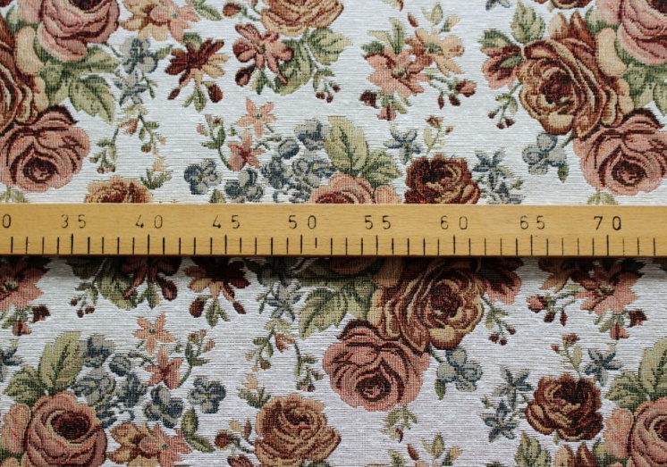 Ervi gobelinový běhoun na stůl růže gold plus cream