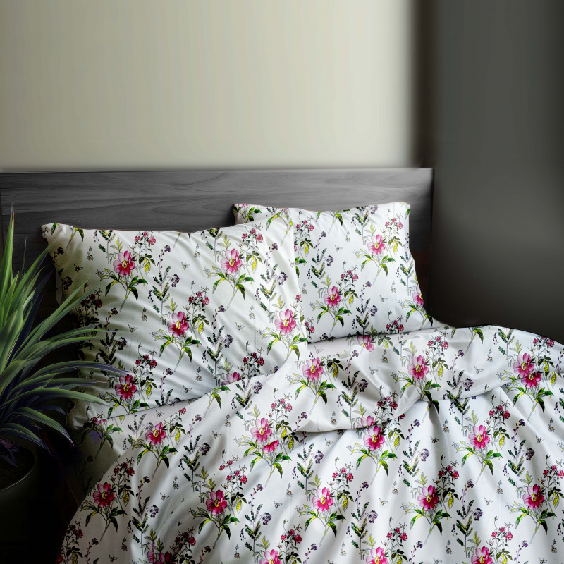 Ervi bavlněné povlečení - Louka na bílém