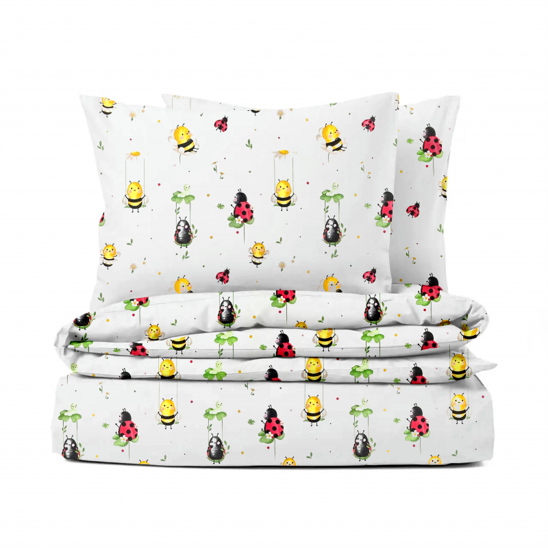 Ervi bavlněné povlečení - včely a berušky
