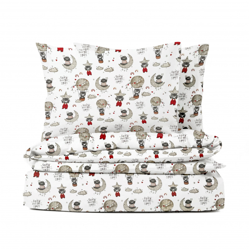 Ervi bavlněné povlečení - medvídci a hvězdy