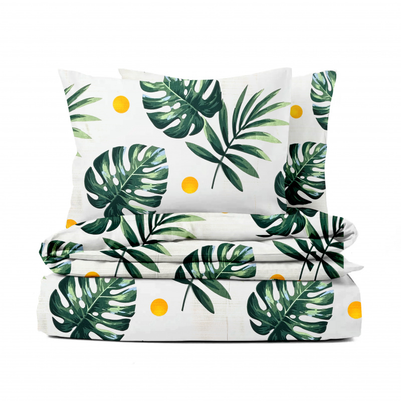 Ervi bavlněné povlečení - listy monstery