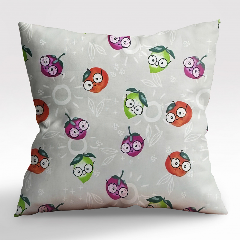 Ervi povlak na polštář bavlněný - zábavné ovoce
