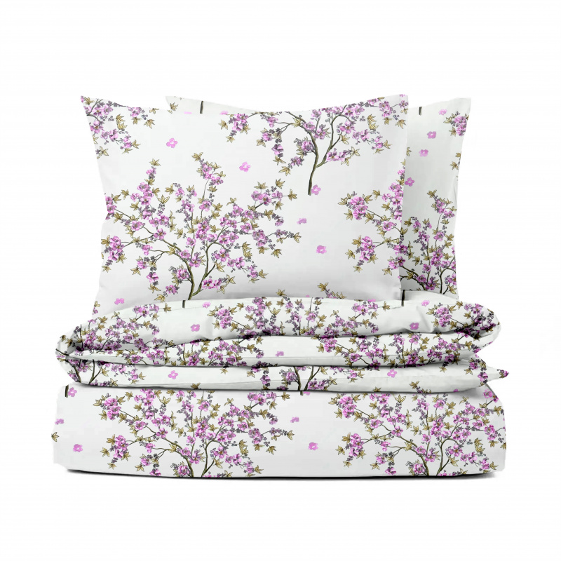 Ervi bavlněné povlečení - kvetoucí růžový strom