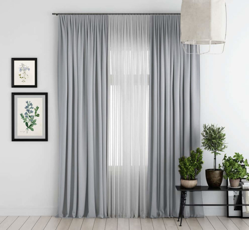 Ervi zatemňovací závěs  - světle šedý - č.168