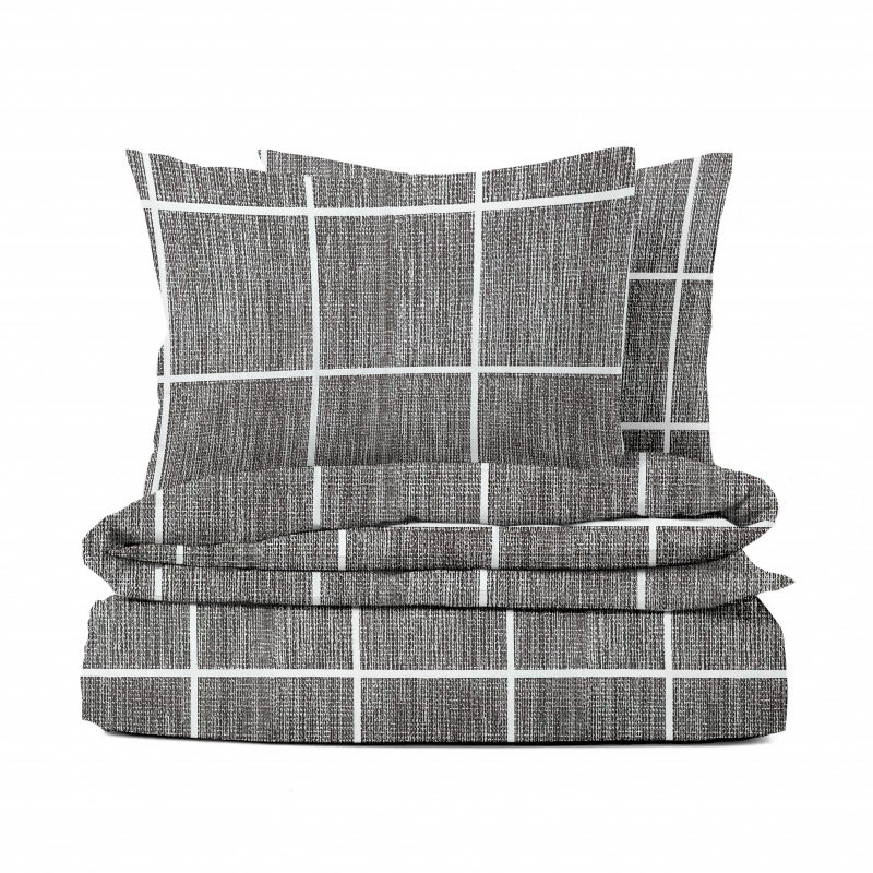 Ervi Bavlněné povlečení - Arthur šedé