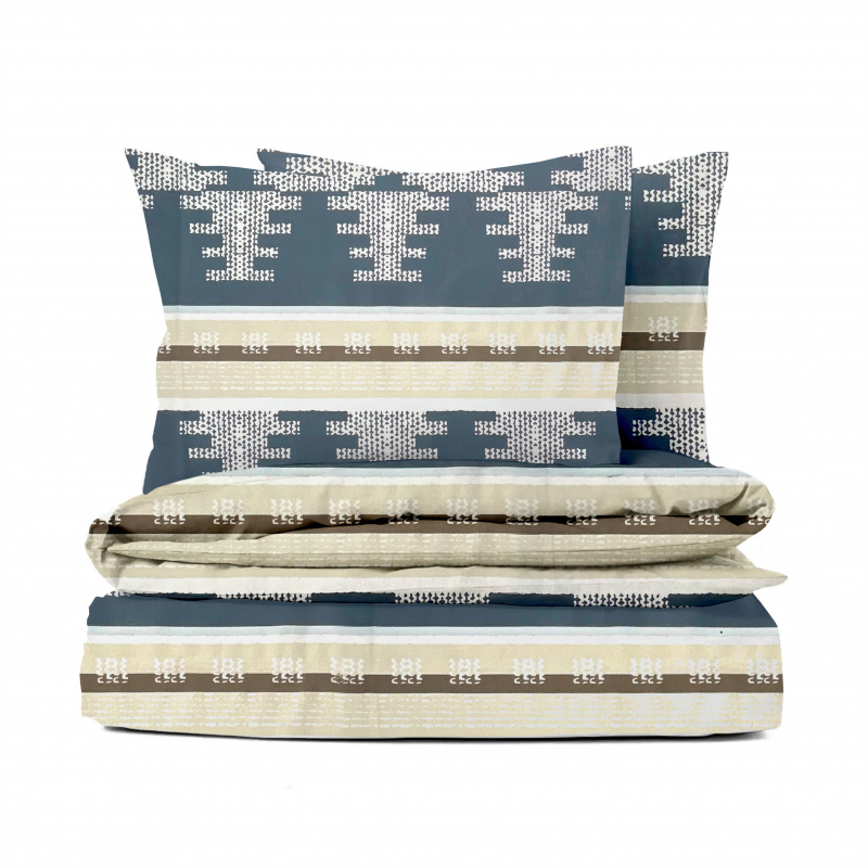 Ervi Bavlněné povlečení - Nordic modrý