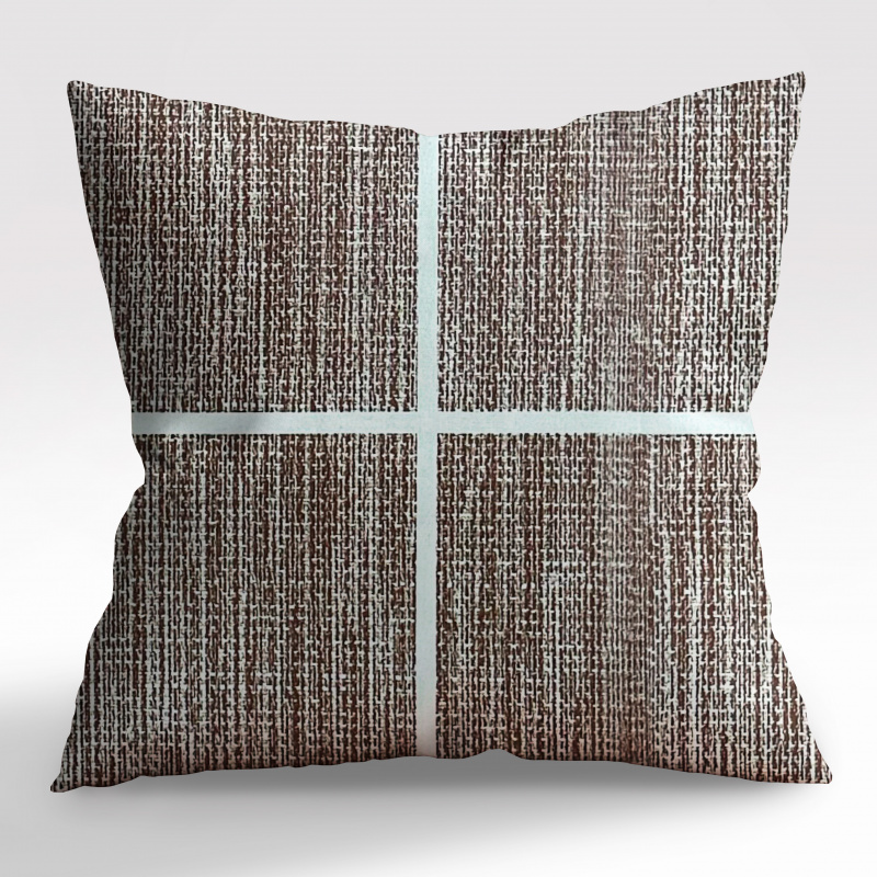 Ervi povlak na polštář Bavlněný - Arthur hnědé