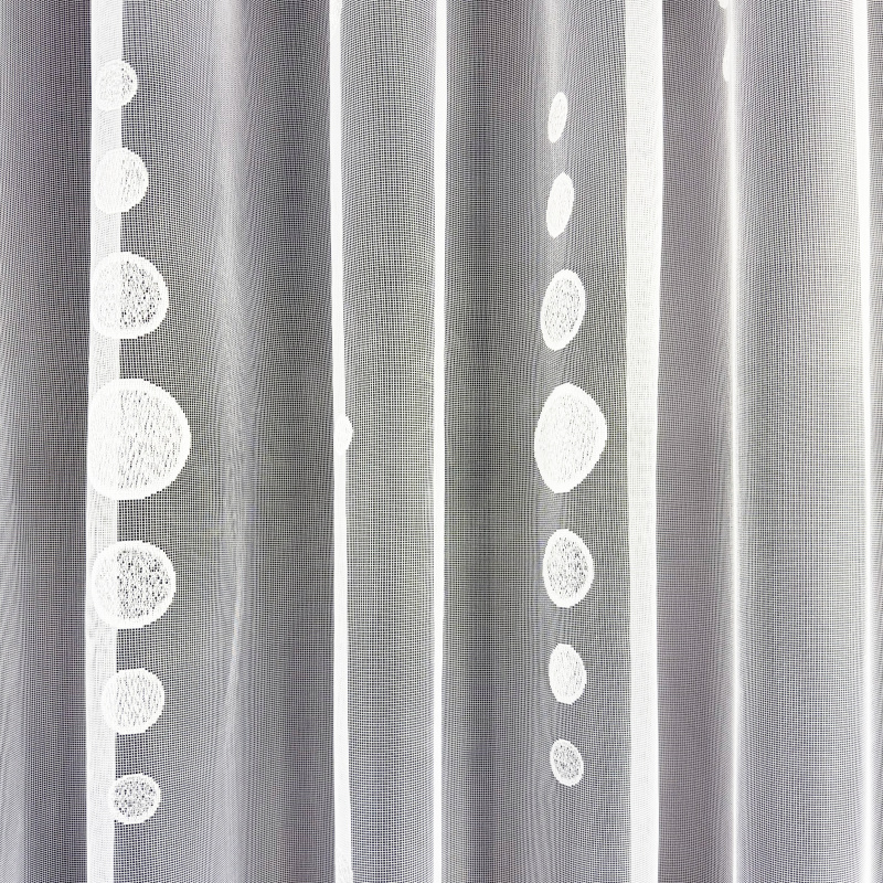 Ervi ﻿žakárová záclona bílá 15260, metráž