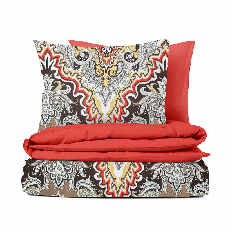 Ervi Bavlněné povlečení oboustranné - sny Šeherezády/červené