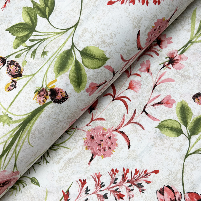 Ervi Bavlněná látka/plátno š.240cm - letní louka - 12884-4, metráž