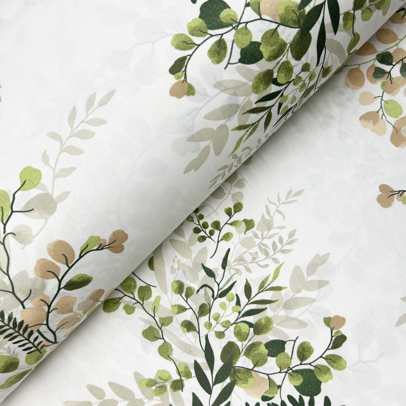 Ervi Bavlněné povlečení oboustranné - Zahrada Snov 2/olivové